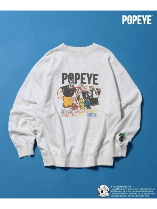 楽天市場】【SALE／50%OFF】【POPEYE(TM)】CHARACTER PRINT SWEATSHIRT 
