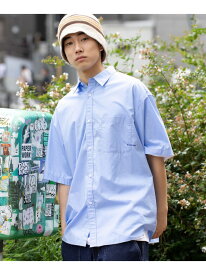 【SALE／30%OFF】COOLFEELING半袖シャツ niko and ... ニコアンド トップス シャツ・ブラウス ピンク ホワイト ブルー【RBA_E】【送料無料】[Rakuten Fashion]