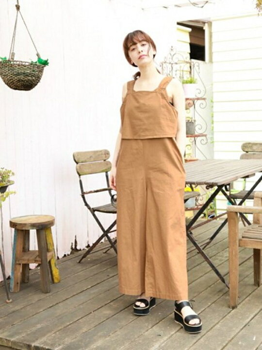 楽天市場 Rakuten Fashion Sale 43 Off W キャミ付きワイドサロペット Niko And ニコアンド パンツ ジーンズ サロペット オールインワン ブラウン ネイビー ブラック Rba E 送料無料 Niko And ニコアンド