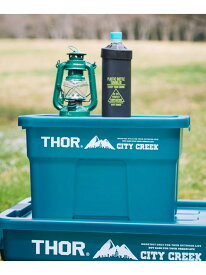 【THOR x CITY CREEK 】LARGE TOTE WITH LID 22L niko and ... ニコアンド インテリア・生活雑貨 収納用品・棚・ラック ブルー【送料無料】[Rakuten Fashion]