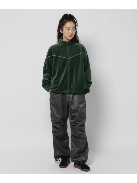 楽天市場】【SALE／50%OFF】パイピングベロアジップブルゾン niko and 