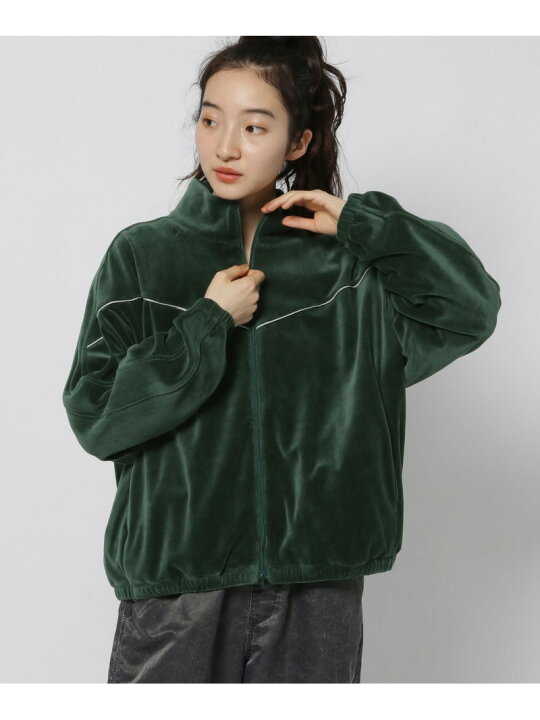 楽天市場】【SALE／50%OFF】パイピングベロアジップブルゾン niko and 