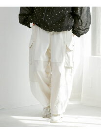 【SALE／30%OFF】切り替えカーゴパンツ niko and ... ニコアンド パンツ その他のパンツ ホワイト カーキグリーン グレー【RBA_E】【送料無料】[Rakuten Fashion]