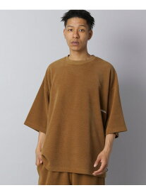 【SALE／30%OFF】[NUMERALS]ワッフルハーフスリーブTEE NUMERALS ニコアンド トップス カットソー・Tシャツ ブラック ホワイト ブラウン カーキグリーン【RBA_E】[Rakuten Fashion]
