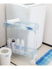 [LAUNDROMAT&TUB]スキマワゴン niko and ... ニコアンド インテリア・生活雑貨 収納用品・棚・ラック ブルー【送料無料】[Rakuten Fashion]