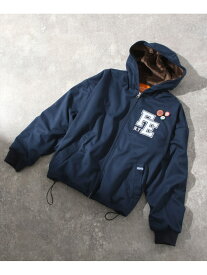 【SALE／40%OFF】【FISHS EDDY(フィッシュエディ)】フーディブルゾン【UNISEX】 Fishs Eddy ニコアンド トップス その他のトップス ネイビー ブラウン【RBA_E】【送料無料】[Rakuten Fashion]