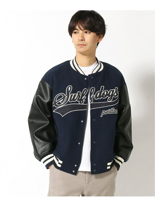 楽天市場】【SALE／20%OFF】(M)メルトンロゴスタジアムJKT niko and 