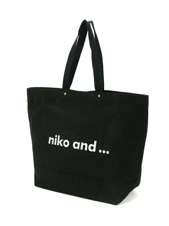 楽天市場 Rakuten Fashion Sale Off Orニコロゴトート Big Niko And ニコアンド バッグ トートバッグ ブラック ブルー ホワイト Rba E Niko And ニコアンド