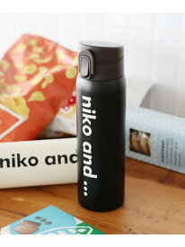 オリジナルニコロゴステンレスボトル/容量480ml niko and ... ニコアンド 食器・調理器具・キッチン用品 グラス・マグカップ・タンブラー ブラック ホワイト[Rakuten Fashion]