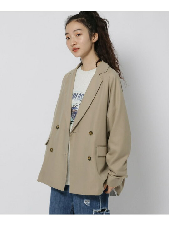 楽天市場】【SALE／50%OFF】ドロストドルマンユルジャケット niko and 