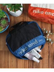 オリジナルニコロゴオーガナイザー/Sサイズ niko and ... ニコアンド インテリア・生活雑貨 トラベルグッズ ホワイト ブラック[Rakuten Fashion]