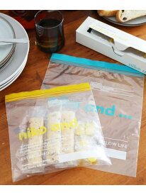 オリジナルニコロゴジッパーバッグ niko and ... ニコアンド 食器・調理器具・キッチン用品 その他の食器・調理器具・キッチン用品 ブルー[Rakuten Fashion]