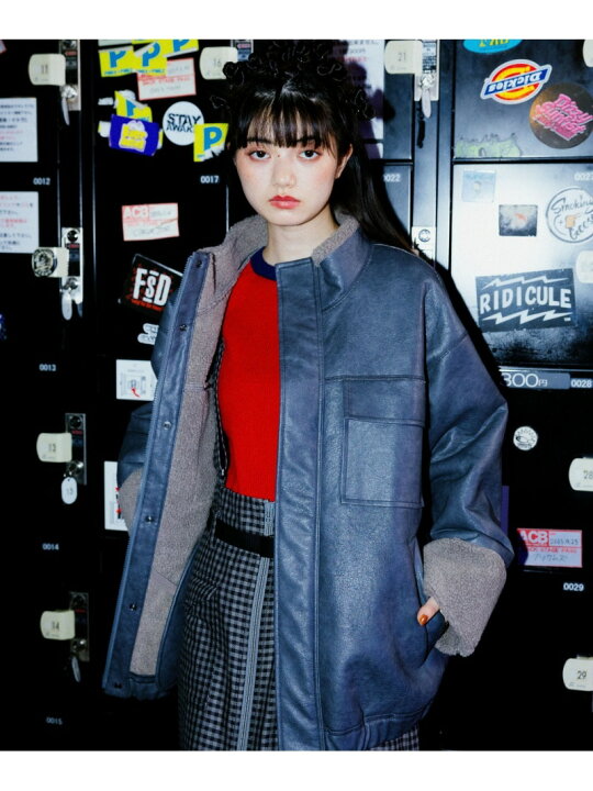 楽天市場】【SALE／30%OFF】[MODE NORM CORE]フェイクムートンジップ 