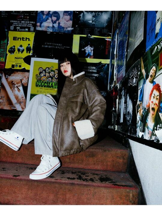 楽天市場】【SALE／30%OFF】[MODE NORM CORE]フェイクムートンジップ 