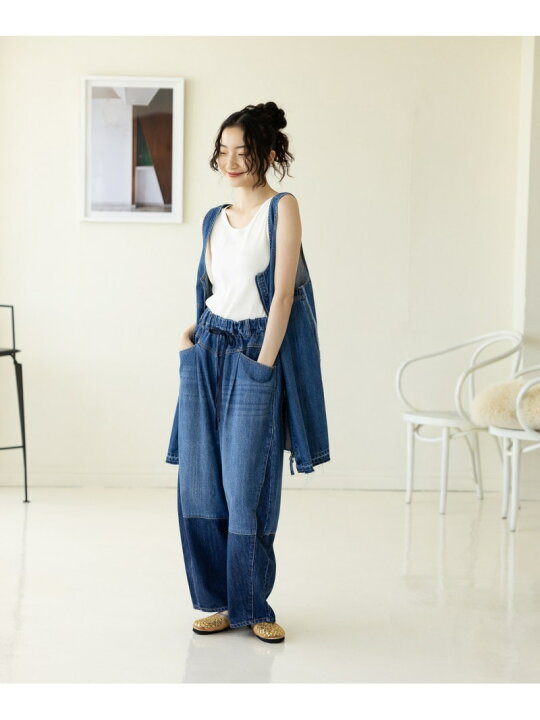 ニコアンド NKJ 2024AW ワークデニムブルゾン インディゴ87,F niko and 