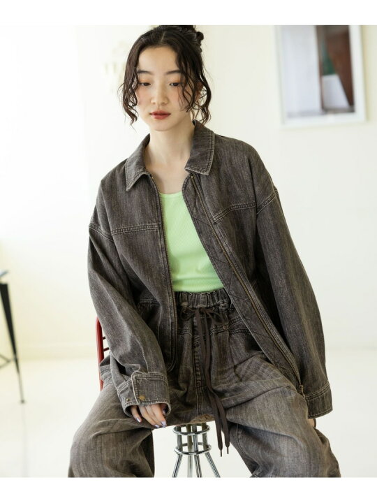 楽天市場】【SALE／30%OFF】[NKJ 2024AW]WORK DENIM BLOUSON niko and 