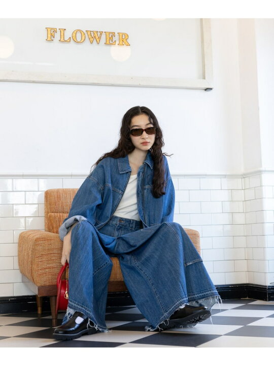 楽天市場】【SALE／30%OFF】[NKJ 2024AW]WORK DENIM BLOUSON niko and 