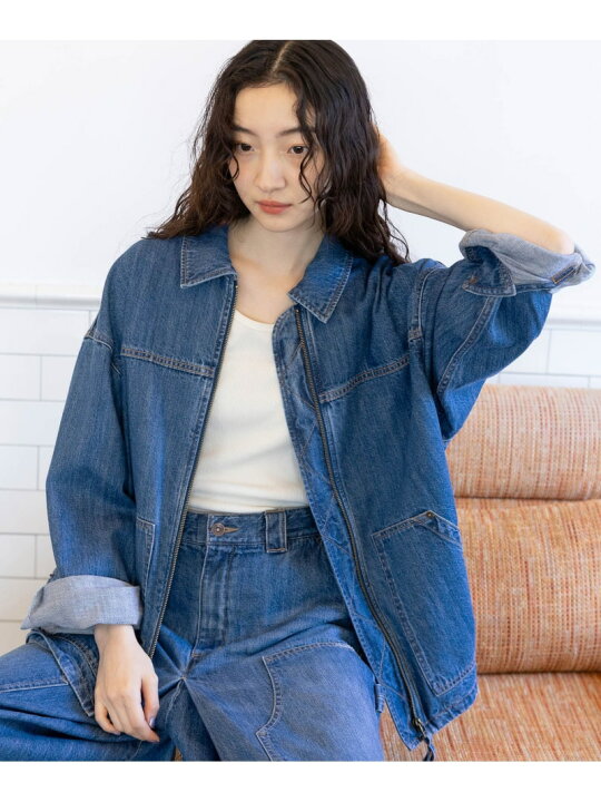 楽天市場】【SALE／30%OFF】[NKJ 2024AW]WORK DENIM BLOUSON niko and 