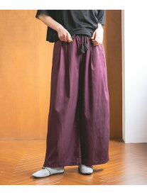 DRYイージーワイドパンツ niko and ... ニコアンド パンツ その他のパンツ グレー ベージュ ブルー ワインレッド【送料無料】[Rakuten Fashion]