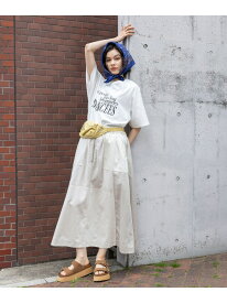 【SALE／30%OFF】リメイクライクセミフレアスカート niko and ... ニコアンド スカート ロング・マキシスカート カーキグリーン ホワイト グレー【RBA_E】【送料無料】[Rakuten Fashion]