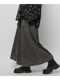 ベルトフレアスカート【新色入荷】 niko and ... ニコアンド スカート ロング・マキシスカート ブルー グレー ブラック ブラウン【送料無料】[Rakuten Fashion]