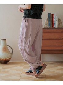 【SALE／30%OFF】リネン混トロットカーゴパンツ niko and ... ニコアンド パンツ その他のパンツ カーキグリーン ブラック ピンク ホワイト【RBA_E】【送料無料】[Rakuten Fashion]