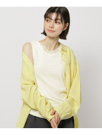 【SALE／20%OFF】2WAYアソートレーステレコタンクトップ niko and ... ニコアンド トップス その他のトップス ホワイト ブラック【RBA_E】[Rakuten Fashion]