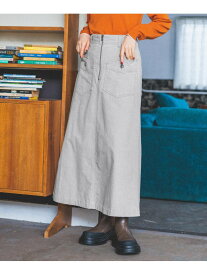 【SALE／10%OFF】キャラメルパッチZIPスカート niko and ... ニコアンド スカート ロング・マキシスカート グレー カーキグリーン ネイビー【RBA_E】【送料無料】[Rakuten Fashion]