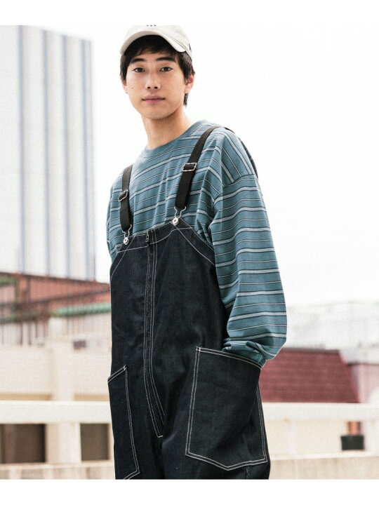 楽天市場】[niko and ...JEANS 2024AW]オーバーオールデニムパンツ 