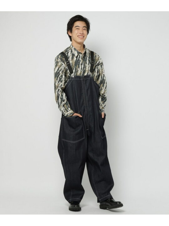 楽天市場】[niko and ...JEANS 2024AW]オーバーオールデニムパンツ 