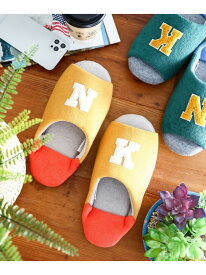 【SALE／30%OFF】オリジナル ニコロゴパイルルームシューズ niko and ... ニコアンド インテリア・生活雑貨 その他のインテリア・生活雑貨 グリーン イエロー【RBA_E】[Rakuten Fashion]