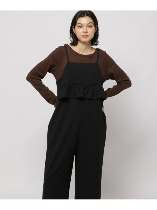 楽天市場】【SALE／70%OFF】ノビノビフリルキャミサロペット niko and 