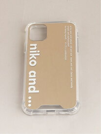 ORミラーIPケース(iPhoneXR/11) niko and ... ニコアンド スマホグッズ・オーディオ機器 スマホ・タブレット・PCケース/カバー シルバー[Rakuten Fashion]