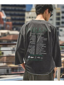 ヴィンテージミニ裏毛ロングTシャツ niko and ... ニコアンド トップス カットソー・Tシャツ ホワイト グレー ブルー【送料無料】[Rakuten Fashion]