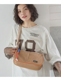 《500mlボトル収納可能》メッシュショルダーバッグ niko and ... ニコアンド バッグ ショルダーバッグ ベージュ ブラック ホワイト【送料無料】[Rakuten Fashion]