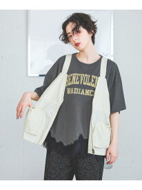 【SALE／30%OFF】ドロストサスペンダーベスト niko and ... ニコアンド トップス ベスト・ジレ ブラウン グレー ホワイト【RBA_E】【送料無料】[Rakuten Fashion]