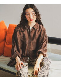 【SALE／40%OFF】ドルマンシアーワイドシャツ niko and ... ニコアンド トップス シャツ・ブラウス ブラウン グレー ピンク ホワイト【RBA_E】[Rakuten Fashion]