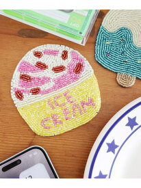 【SALE／30%OFF】オリジナルアイスビーズコースター niko and ... ニコアンド 食器・調理器具・キッチン用品 ランチョンマット・テーブルクロス グリーン ピンク【RBA_E】[Rakuten Fashion]