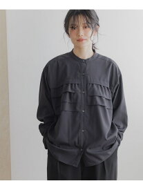 【SALE／20%OFF】ケアイージーコタットフリルシャツ niko and ... ニコアンド トップス シャツ・ブラウス ホワイト グレー グリーン ブルー【RBA_E】【送料無料】[Rakuten Fashion]