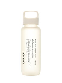 オリジナル ニコロゴウォーターボトル/容量650ml niko and ... ニコアンド 食器・調理器具・キッチン用品 弁当箱・ランチボックス ホワイト ブラック[Rakuten Fashion]