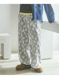 メッシュレースカバーパンツ niko and ... ニコアンド パンツ その他のパンツ ブラウン ブラック ホワイト【送料無料】[Rakuten Fashion]