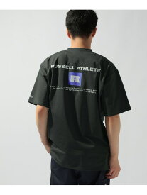 【Russell Athletic】別注STRETCH JERSEY S/S POCKET TEE niko and ... ニコアンド トップス カットソー・Tシャツ ホワイト グレー ベージュ【送料無料】[Rakuten Fashion]