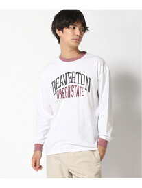 【SALE／30%OFF】(M)SS/LSRTEX niko and ... ニコアンド トップス カットソー・Tシャツ グリーン グレー ピンク【RBA_E】[Rakuten Fashion]