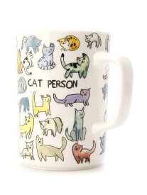 FE PS CAT MUG niko and ... ニコアンド 食器・調理器具・キッチン用品 グラス・マグカップ・タンブラー ホワイト[Rakuten Fashion]