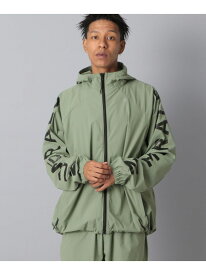 【SALE／50%OFF】【NUMERALS】ウインドブレーカー NUMERALS ニコアンド ジャケット・アウター ナイロンジャケット カーキグリーン ブラック【RBA_E】【送料無料】[Rakuten Fashion]