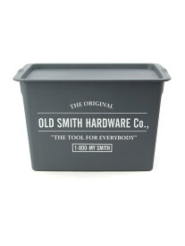 [OLD SMITH] OR OSコンテナボックスL niko and ... ニコアンド インテリア・生活雑貨 収納用品・棚・ラック カーキグリーン グレー[Rakuten Fashion]