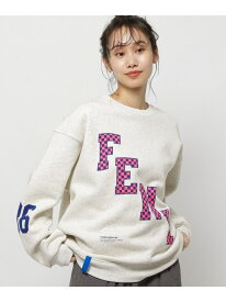 [Fishs Eddy(フィッシュエディ)]裏起毛スウェットプルオーバー【UNISEX】 Fishs Eddy ニコアンド トップス その他のトップス グレー ブラック ホワイト ネイビー【送料無料】[Rakuten Fashion]