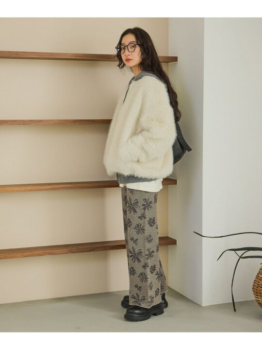 楽天市場】【SALE／50%OFF】フサフサアソートファーブルゾン niko and 