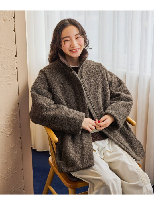楽天市場】【SALE／20%OFF】ブークレZIPブルゾン niko and 