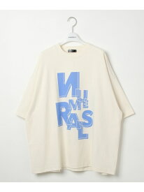 【NUMERALS】グラフィックTシャツ NUMERALS ニコアンド トップス カットソー・Tシャツ ブラック ホワイト【送料無料】[Rakuten Fashion]